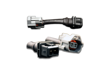 Load image into Gallery viewer, Set of 6 Denso (female) to Jetronic/EV1 Adapter (male) injector plug adaptors (padpdtoj6)