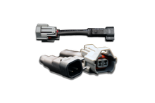 Load image into Gallery viewer, Set of 4 Denso (female) to US Car/EV6 (male) injector plug adaptors (padpdtou4)