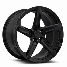MRR Forged F23 21x12 Gloss Black fit Corvette C8 ( front: FF23209052045L ) Wheel