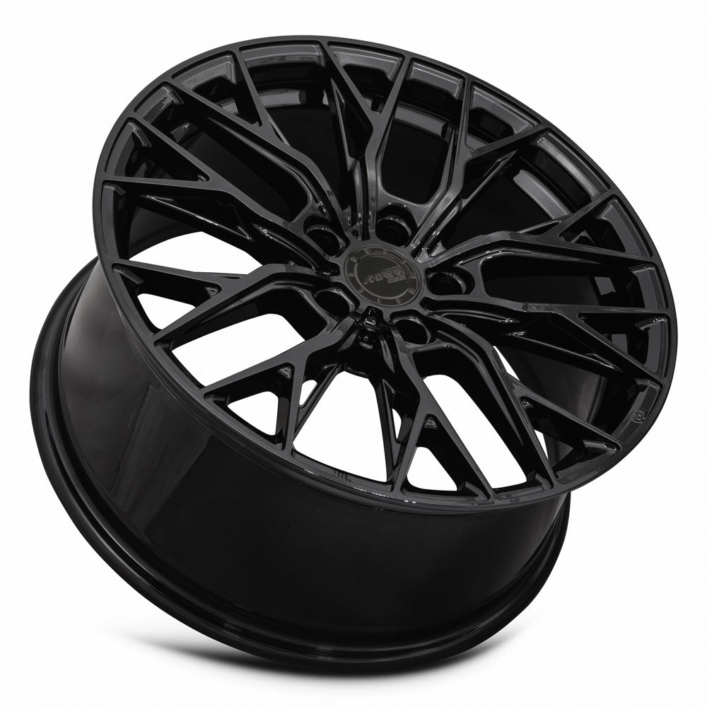 MRR GF5 19x8.5 Gloss Black fit Corvette C8 ( rear: GF0520A652048BK ) Wheel