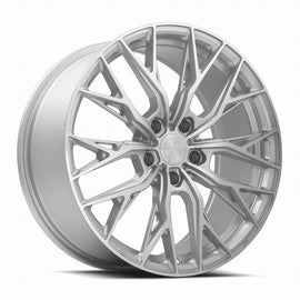 MRR GF5 19x8.5 Silver Machine Face Wheel
