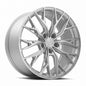 MRR GF5 19x8.5 Silver Machine Face fit Corvette C8 ( rear: GF0520A652048S ) Wheel