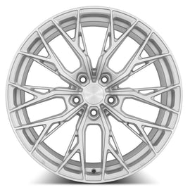 MRR GF5 20x10 Silver Machine Face Wheel