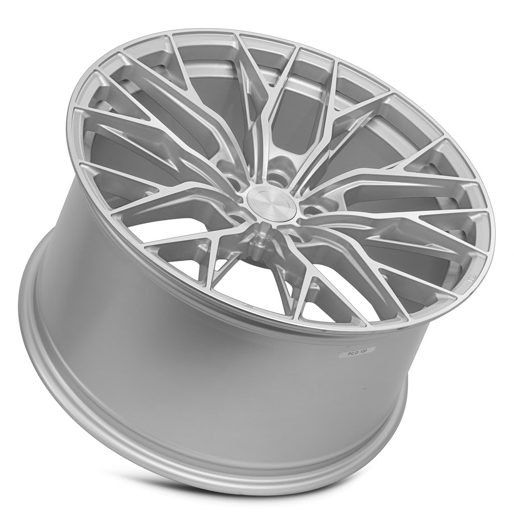 MRR GF5 20x11 Silver Machine Face fit Camaro Wheel
