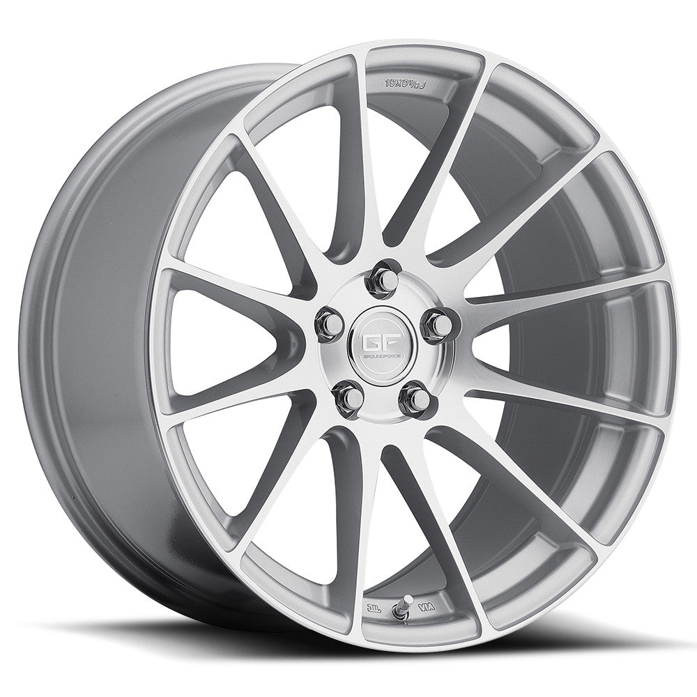 MRR GF6 19x9.5 Silver Machine Face Wheel