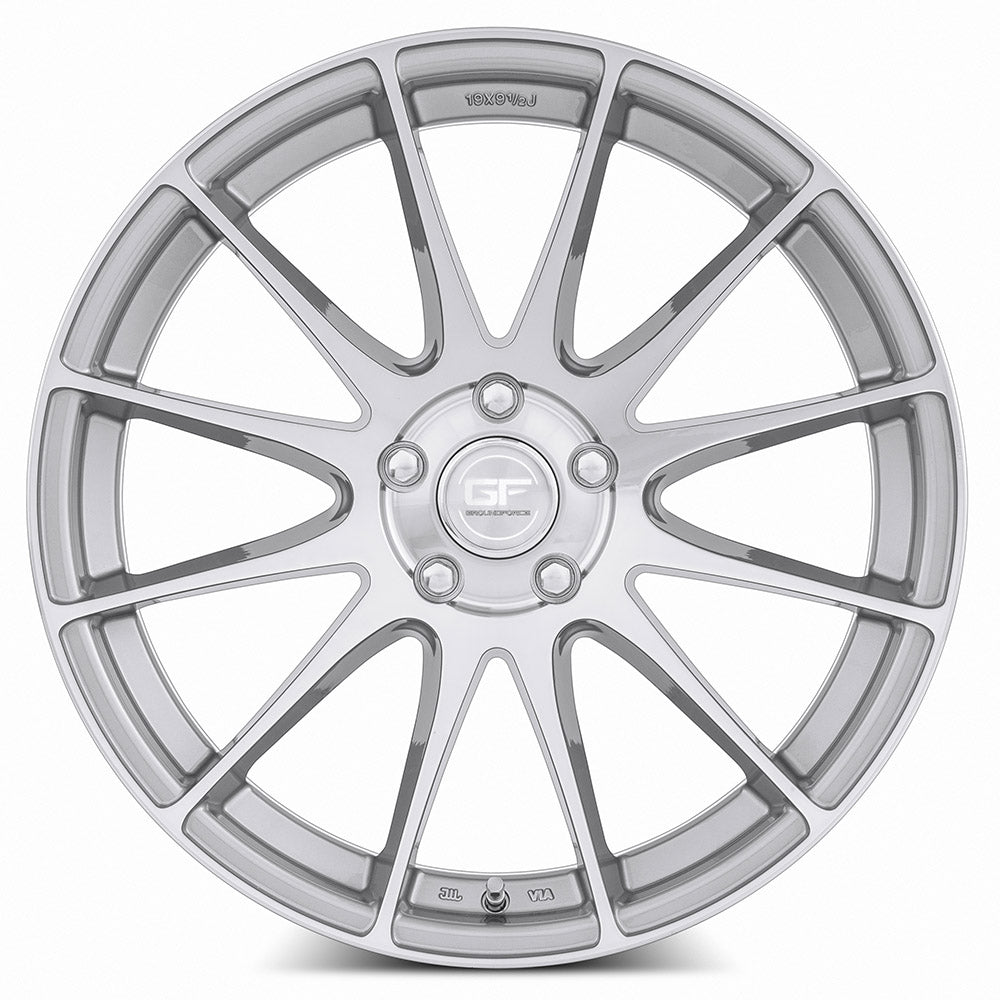 MRR GF6 19x9.5 Silver Machined Face