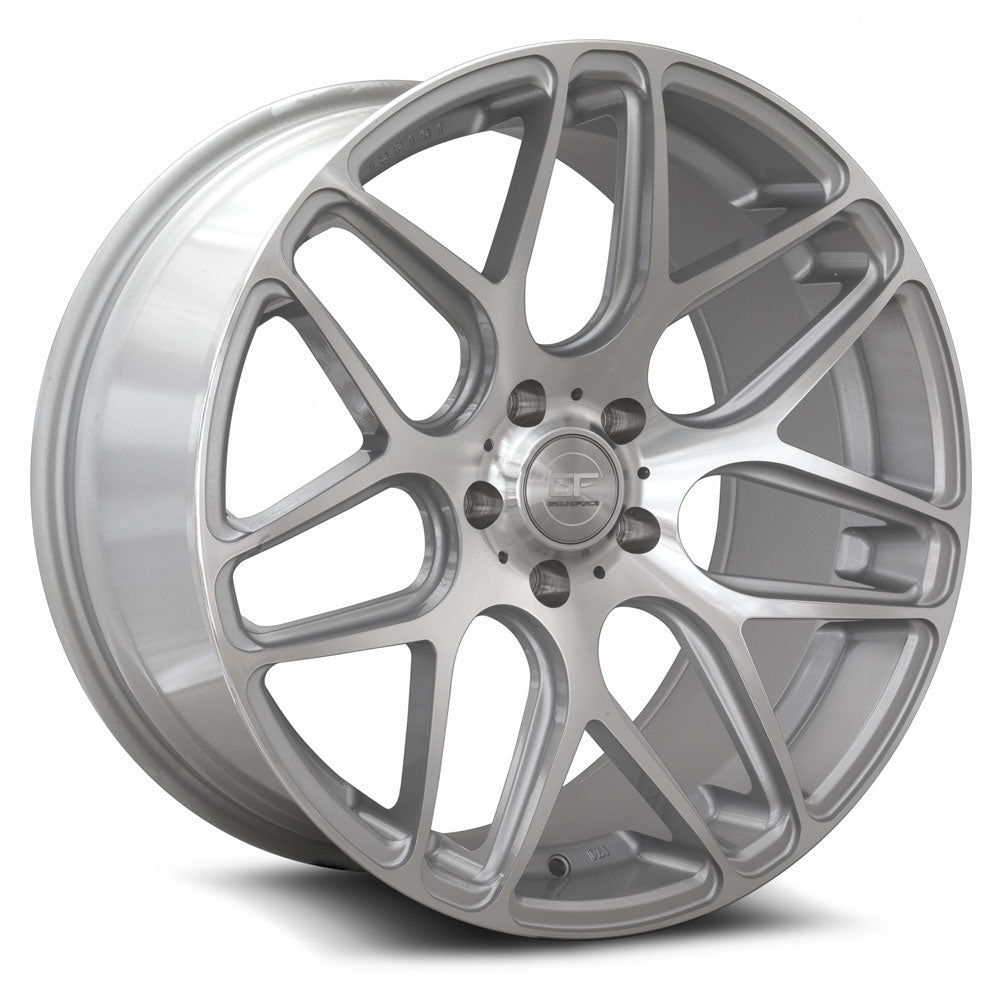 MRR GF9 19x9.5 Silver Machine Face Wheel