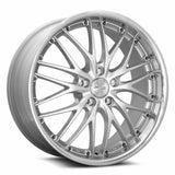 MRR GT1 19x8.5 Hyper Silver Machined Lip
