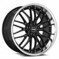 MRR GT1 19x9.5 Black Machine Lip Wheel