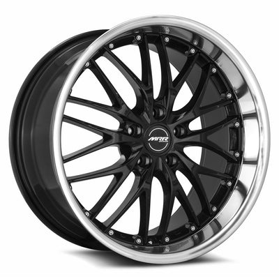 MRR GT1 19x9.5 Black Machined Lip