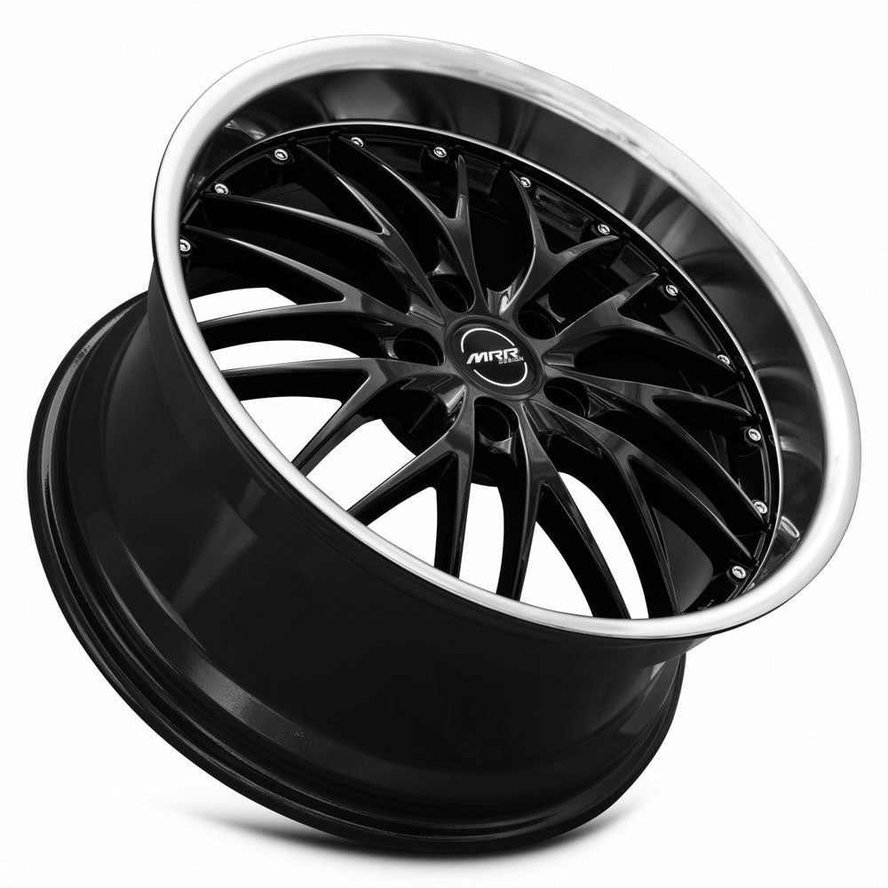 MRR GT1 19x9.5 Black Machined Lip