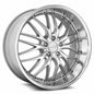 MRR GT1 20x10 Hyper Silver Machine Lip Wheel