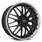 MRR GT1 20x8.5 Black Machined Lip