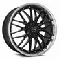 MRR GT1 20x8.5 Black Machine Lip Wheel