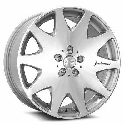 MRR HR3 19x8.5 Silver Machined Face