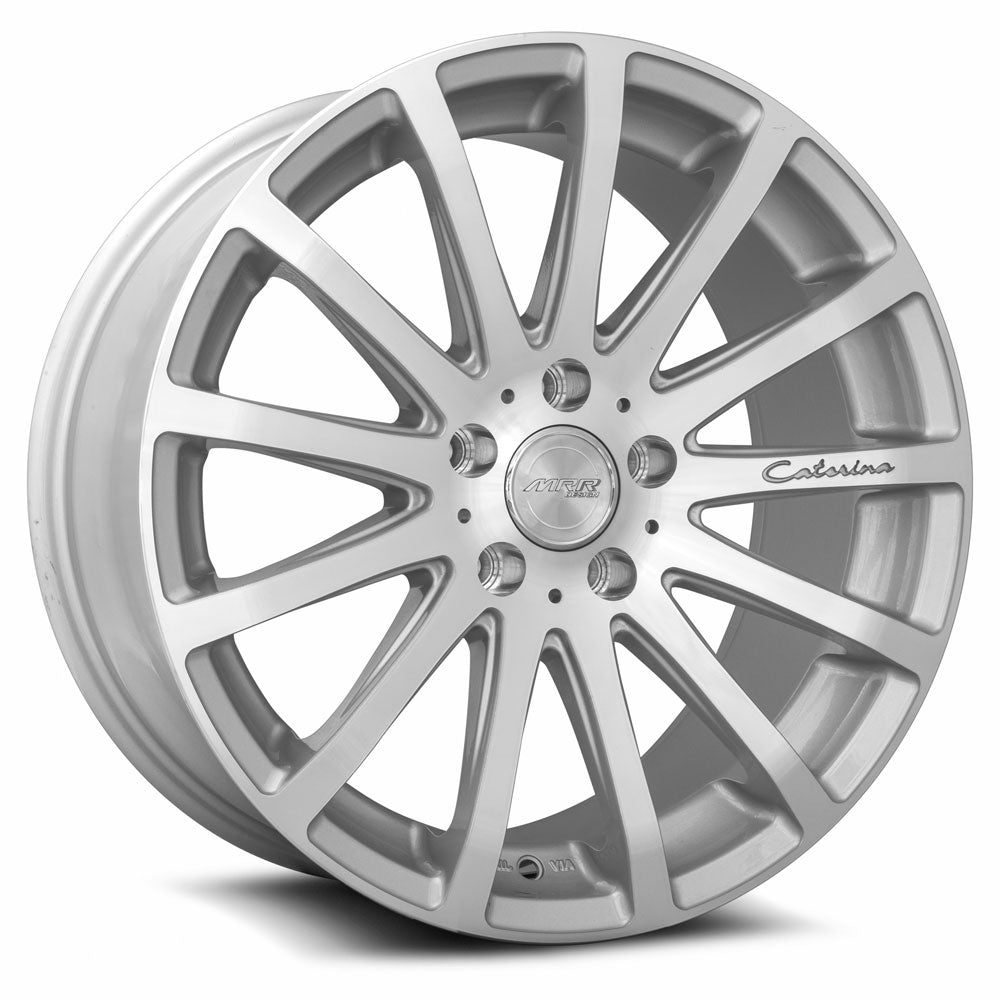 MRR HR9 18x8.5 Silver Machine Face Wheel