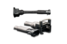 Set of 8 Jetronic/EV1 (female) to GM/Delphi (male) injector plug adaptors (padpjtogm8)