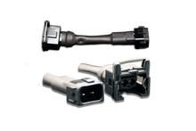 Load image into Gallery viewer, Set of 6 Jetronic/EV1 (female) to Honda OBD2 (male) injector plug adaptors