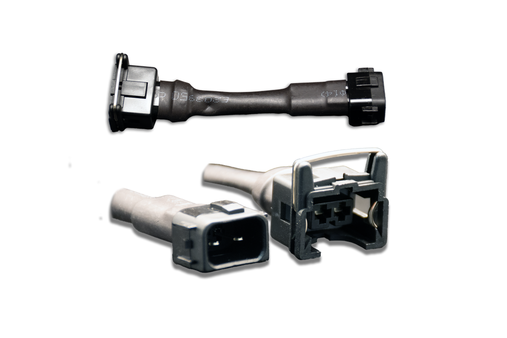 Set of 4 Jetronic/EV1 (female) to Honda OBD2 (male) injector plug adaptors