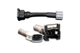 Set of 4 Jetronic/EV1 (female) to Toyota (male) injector plug adaptors (padpjtot4)