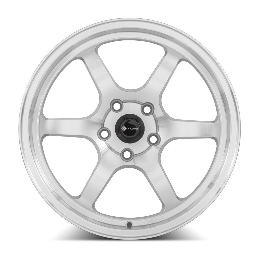 Vors LT61 17x7.5 Silver Machined Face
