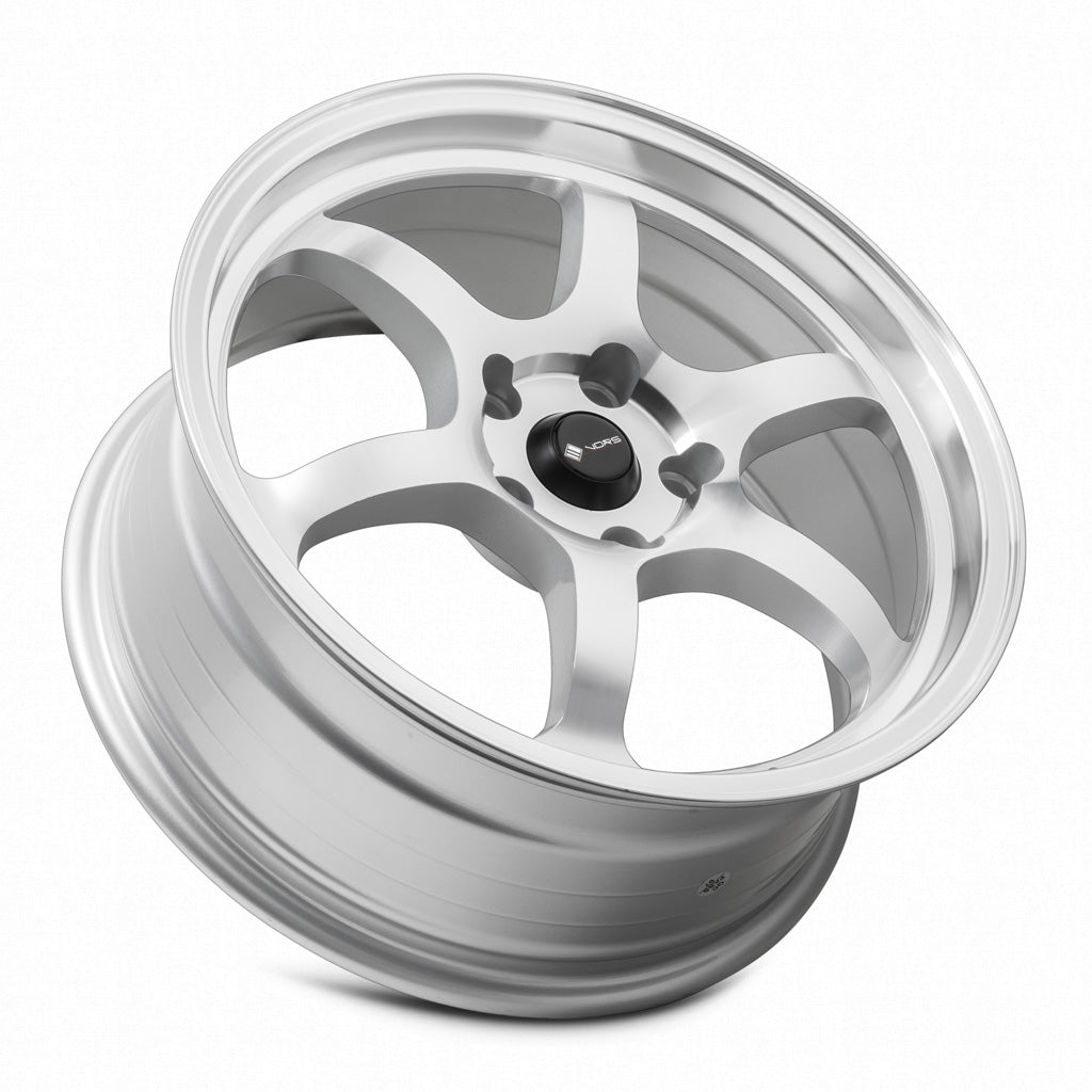 Vors LT61 17x7.5 Silver Machined Face