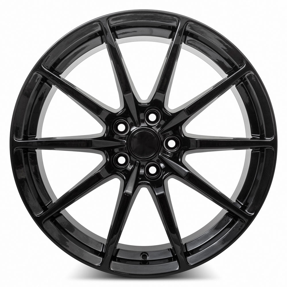 MRR M350 19x11 Gloss Black fit Mustang Wheel