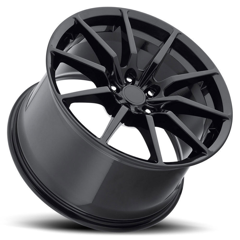 MRR M350 19x11 Gloss Black fit Mustang Wheel