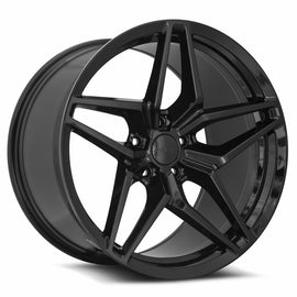 MRR M755 20x12 Gloss Black fit Corvette C6 C7 Z06/Grandsport/ZR1 ( front: M75519A052030BK) Wheel