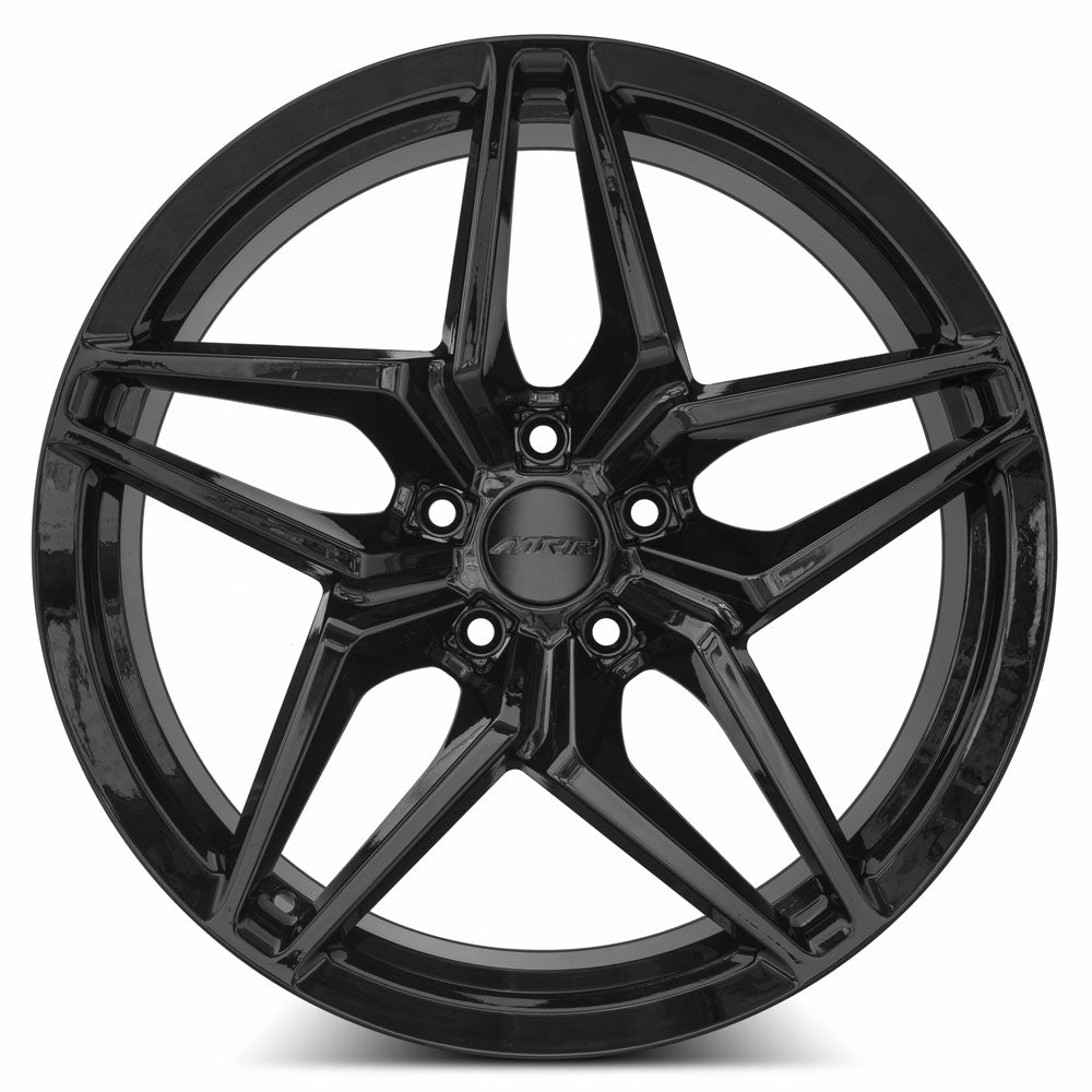 MRR M755 20x12 Gloss Black fit Corvette C6 C7 Z06/Grandsport/ZR1 ( front: M75519A052030BK) Wheel
