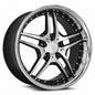 MRR RW2 19x9.5 Black w/ Stainless Lip