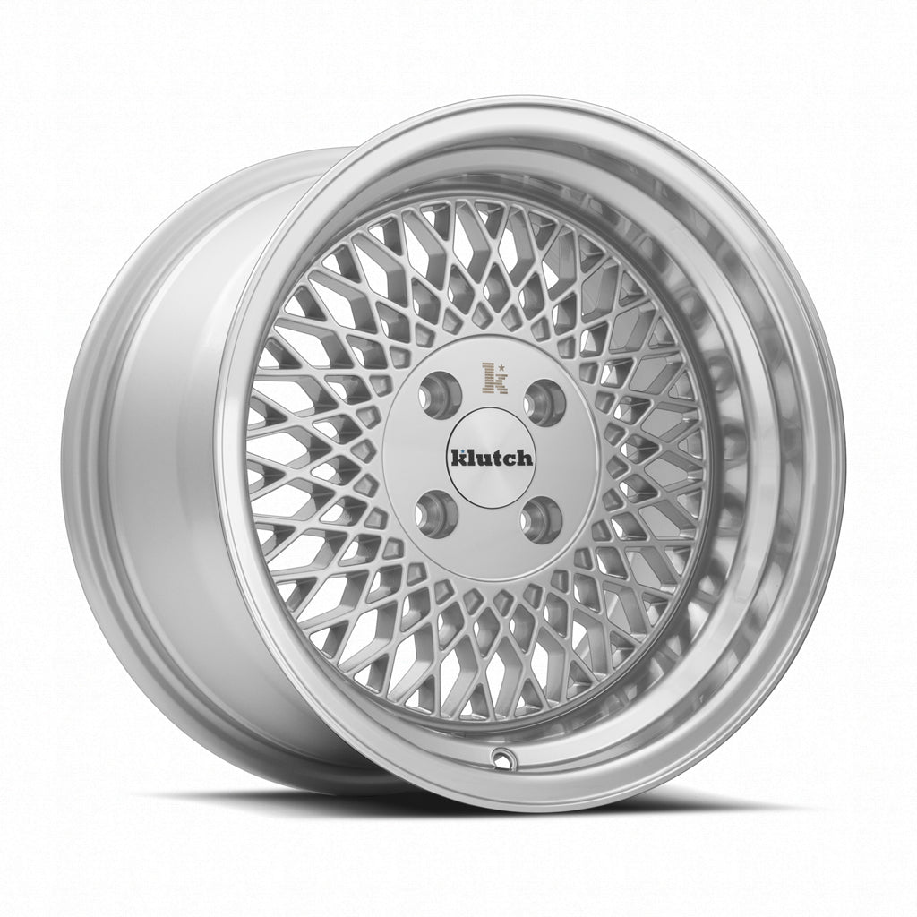 Klutch SL1 15x8.5 Silver Machined Face