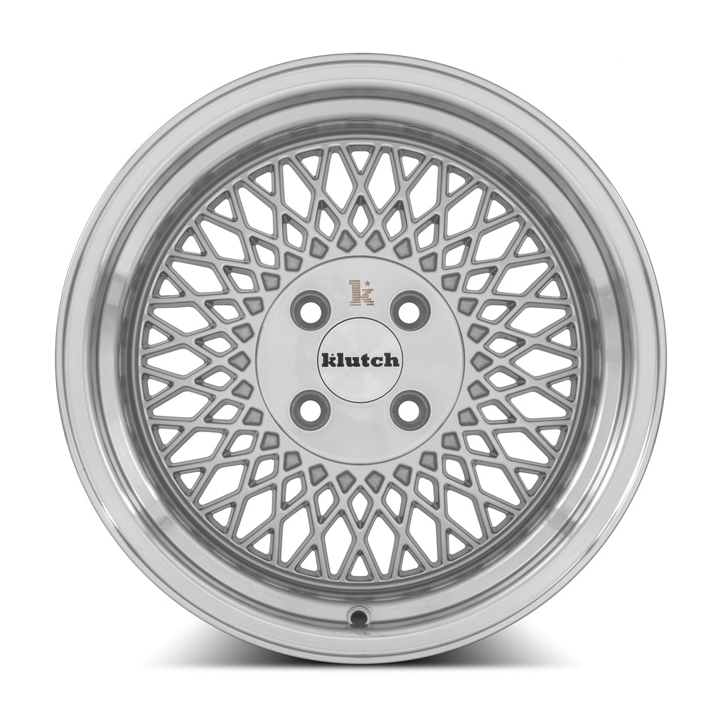 Klutch SL1 15x8.5 Silver Machined Face