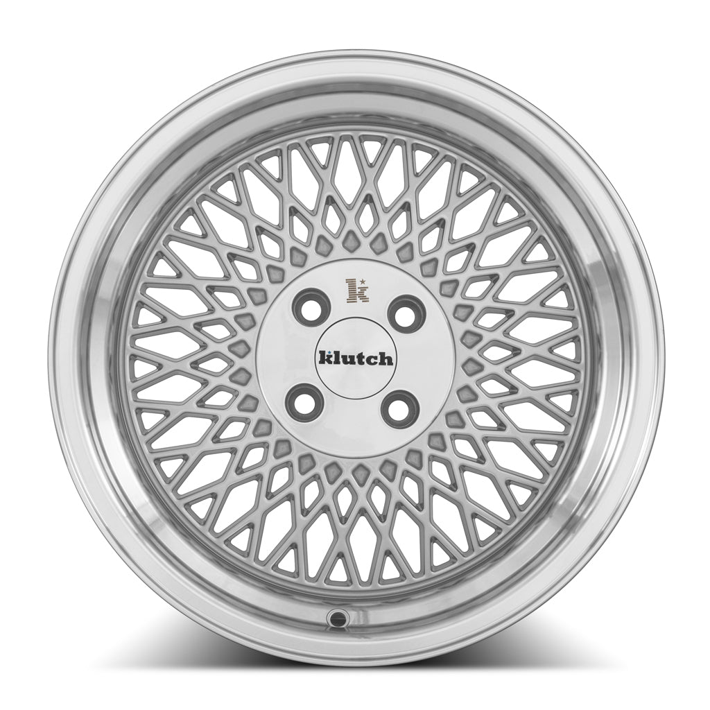 Klutch SL1 16x8 Silver Machined Face