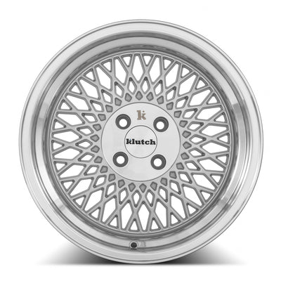 Klutch SL1 16x8 Silver Machined Face