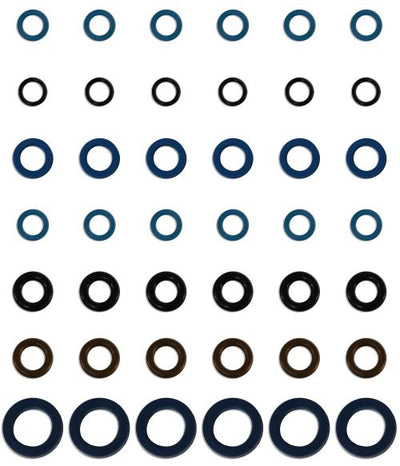 Seal kit for Fuel Injector Clinic Honda/Acura J-Series 1998-2003 injectors (slk-118x6)