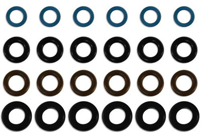 Seal kit for Fuel Injector Clinic high-z 3000GT VR4, RB26, or 7M-GTE injectors (slk-135-185x6h)