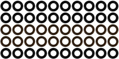 Universal seal kit for 10 cyl Fuel Injector Clinic injectors w/14mm seals (slk-univ-14mm-x-10)