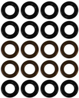 Universal seal kit for 4 cyl Fuel Injector Clinic  injectors w/14mm seals (slk-univ-14mm-x-4)