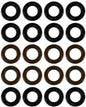 Universal seal kit for 4 cyl Fuel Injector Clinic  injectors w/14mm seals (slk-univ-14mm-x-4)