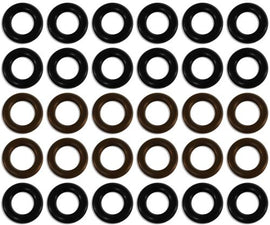 Universal seal kit for 6 cyl Fuel Injector Clinic injectors w/14mm seals (slk-univ-14mm-x-6)