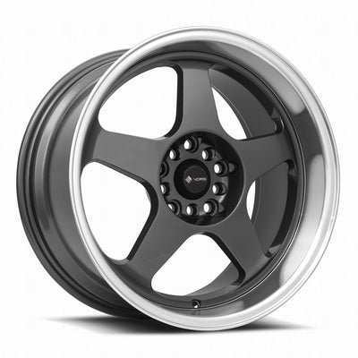 Vors SP1 17x9 Hyper Black Machine Lip