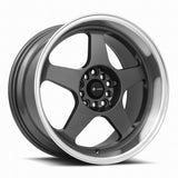 Vors SP1 17x9 Hyper Black Machine Lip