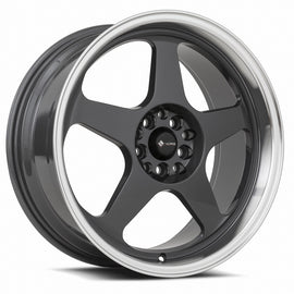 Vors SP1 18x8 Hyper Black Machine Lip Wheel