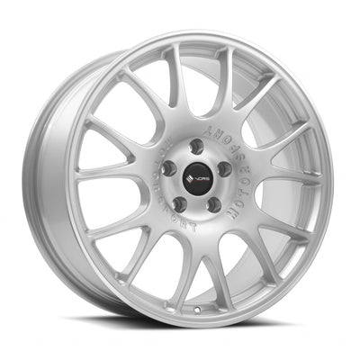 Vors TR14 19x8.5 Silver w/ Machined Ring