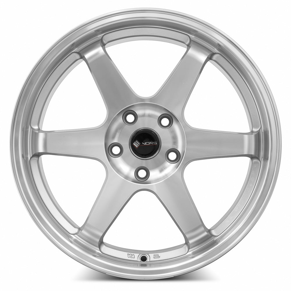 Vors TR37 18x8.5 Silver Machined Face