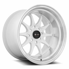 Vors TR3 15x9 White Machine Lip Wheel