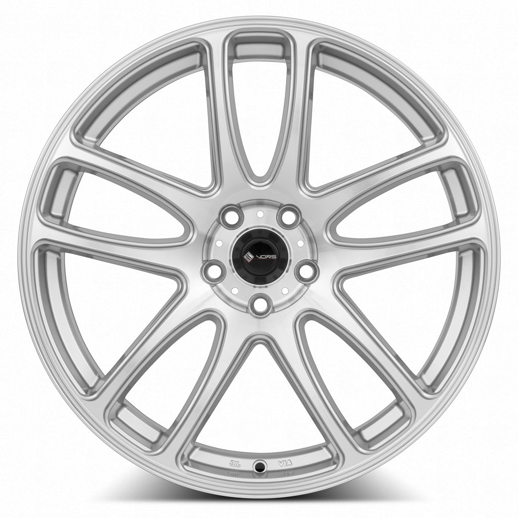 Vors TR4 20x8.5 Silver Machined Face