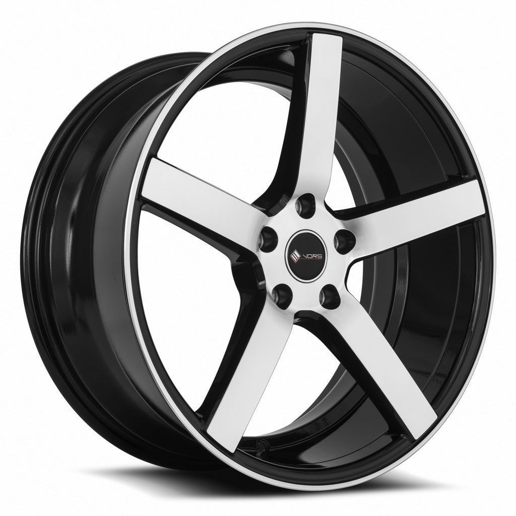 Vors TR5 20x8.5 Black Machined Face Wheel