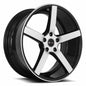 Vors TR5 20x8.5 Black Machined Face Wheel